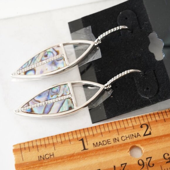 Anthropologie Melanie Auld Abalone Earrings - Picture 4 of 4